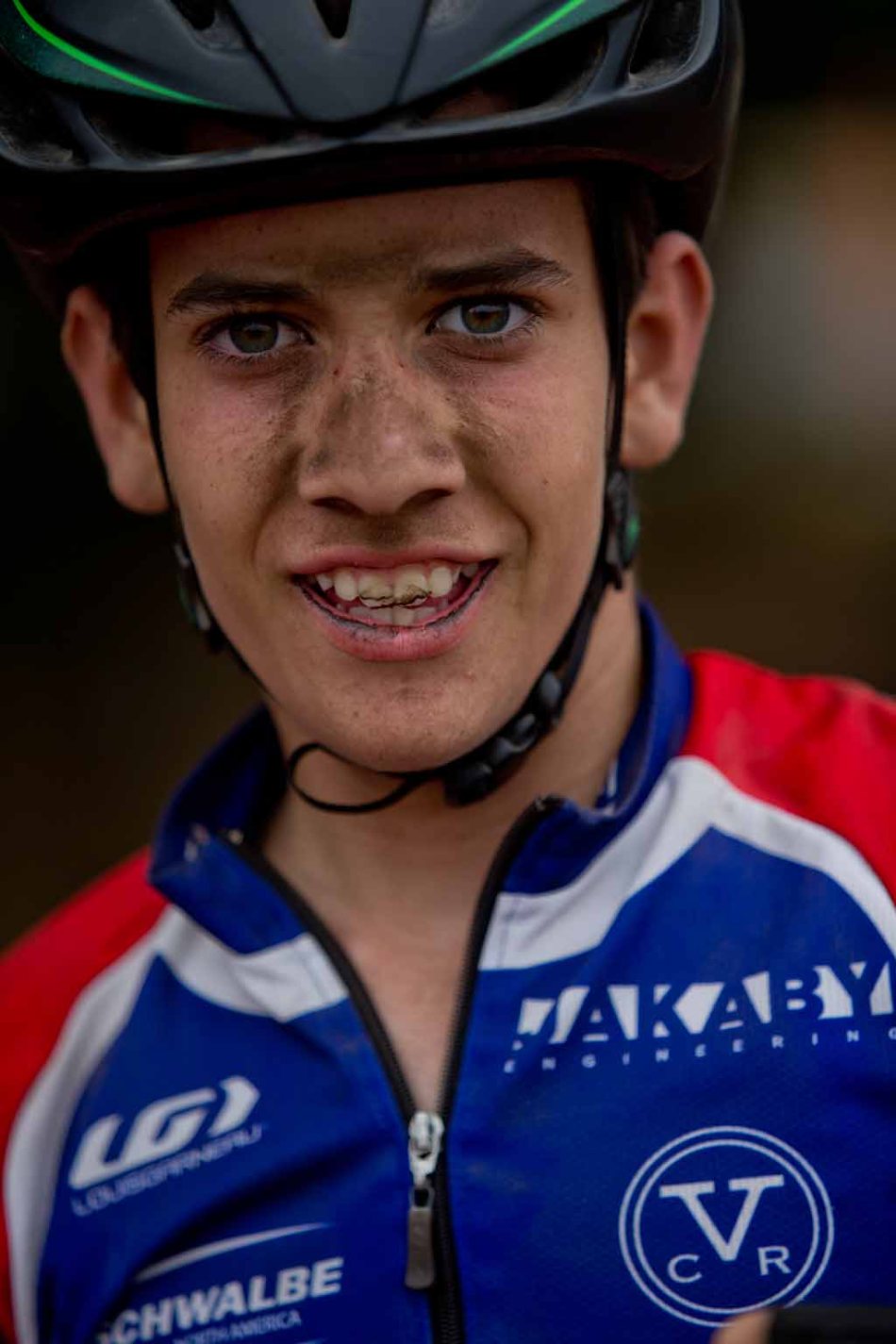 Is this the face of a future cyclocross rock star? Ben Gomez-Villafañe